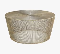 Fiona Round Metal Coffee Table (36.5")