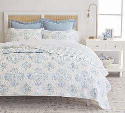 Remy Belgian Flax Linen Handcrafted Quilt &amp; Shams