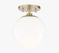 Open Box: Jorson Glass Globe Flush Mount