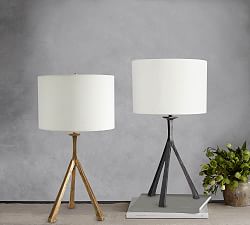 Open Box: Easton Forged-Iron Tripod Table Lamp Base