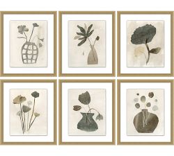 Jardin de Papier Framed Print