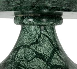 Marble Footed Pedestal Decorative Bowl