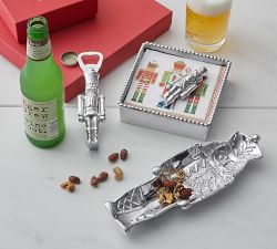 Nutcracker Recycled Aluminum Nut Bowl