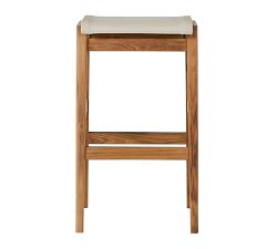 Adriatic Teak Backless Outdoor Barstool