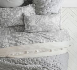 Frosted Forest Organic Flannel Sheet Set