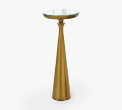 Chevy Round Metal Cocktail Table (9"-10")
