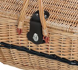 Remington Woven Picnic Basket - Set for 4