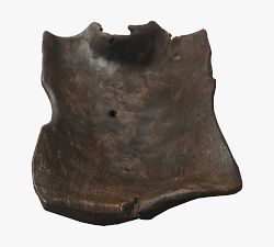 Hand-Carved Wooden Leaf Bowl