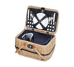 Remington Woven Picnic Basket - Set for 4