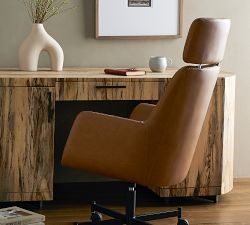 Jax Upholstered Swivel Desk Chair