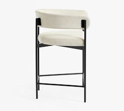 Maison Barrel Back Upholstered Counter Stool