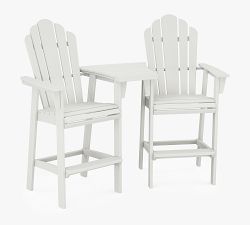 Pottery Barn Adirondack x Polywood Tete-A-Tete Outdoor Set