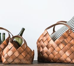 Woven Seagrass Basket Storage, Set of 3