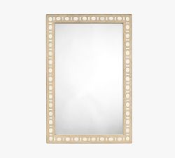 Emma Bone Inlay Rectangular Wall Mirror