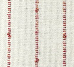 Fabric By The Yard - Slubby Pinstripe