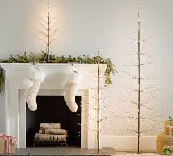 Open Box: Lit Twinkling Twig Tree
