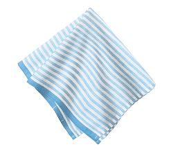 Striped Block Print Cotton Picnic Napkin - Set of 4