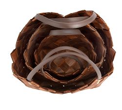 Woven Seagrass Basket Storage, Set of 3