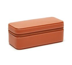 Kennedy Vegan Leather Dual Watch Travel Case