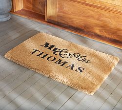 Personalized Mr. and Mrs. Doormat