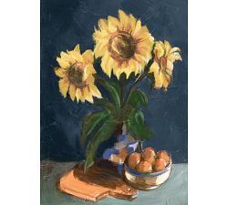 Sunflower Delight Canvas Unframed Canvas