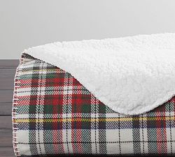 Denver Plaid Sherpa Oversized Throw