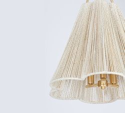 Kylie Abaca Rope Pendant (18&quot;-27.5&quot;)