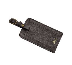 Grant Leather Luggage Tag