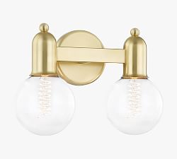 Korain Globe Double Sconce (13&quot;)