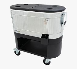 Rolling Galvanized Steel Cooler - Thumbnail 3