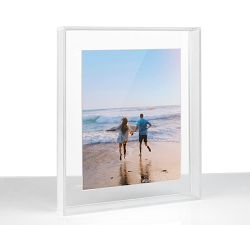 Acrylic Floating Frame with Frosted Sides