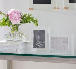 Acrylic Floating Frame with Frosted Sides