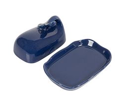 Coastal Stoneware Whale Butter Dish