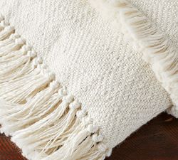 Fringe Stripe Throw
