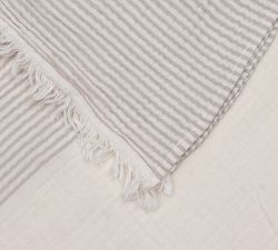 Hanlee Turkish Cotton Striped Throw