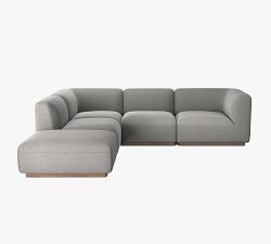 Mila 4-Piece Sectional with Ottoman