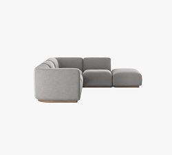 Mila 4-Piece Sectional with Ottoman