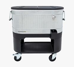 Rolling Galvanized Steel Cooler - Thumbnail 2