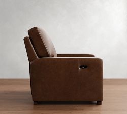 Turner Square Arm Leather Power Recliner