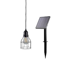 USB Outdoor Solar Caged Light