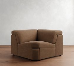 Build Your Own Ultra Lounge Square Arm Leather Sectional