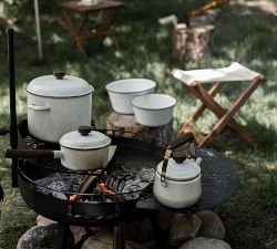 Enamel Mixing Bowls - Set of 2