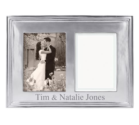 Classic Metal Double Engravable Frame