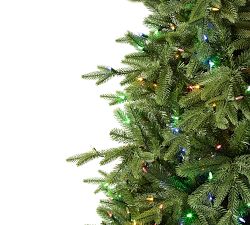 Tree Classics by Balsam Hill Addison Spruce Christmas Tree with Multi-Colored Lights