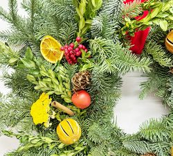 Handcrafted Fresh Evergreen and Orange Indoor/Outdoor Botanicals