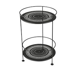 Fermob Metal Round Guinguette Outdoor Side Table (16")