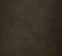 Open Box: Layton Leather Swivel Counter Height Stool - Burnished Wolf Gray, Seadrift Legs