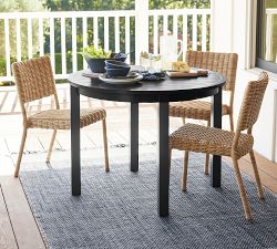 Huntington Wicker Stacking Outdoor Dining Chair
