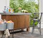 Abbott Concrete &amp; Acacia Ultimate Outdoor Bar (76&quot;)