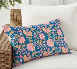 Pari Block Print Outdoor Pillow
